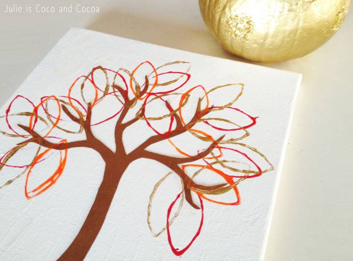 Thanksgiving Decorations For Kids - Thanksgiving Tree Art
