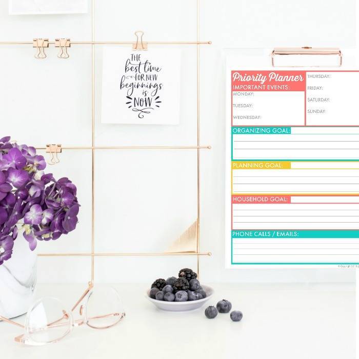 Organizing Printables 