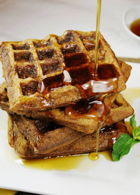 Waffles for Christmas Brunch 