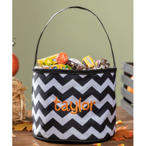 Personalized Trick-Or-Treat Candy Baskets