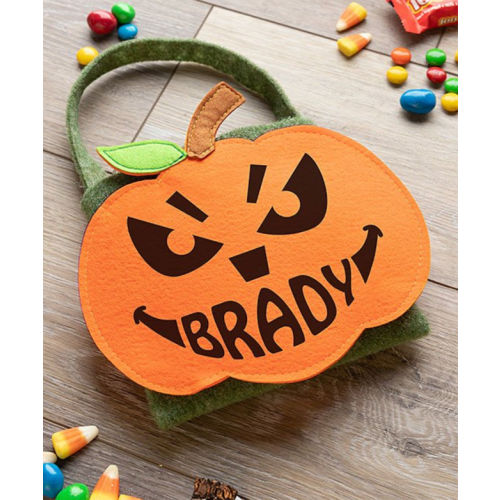 Personalized Trick-Or-Treat Candy Baskets