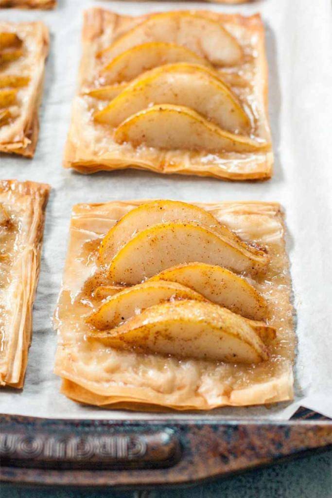 Gorgeous Christmas Breakfast Recipes - Pear and Honey Tart