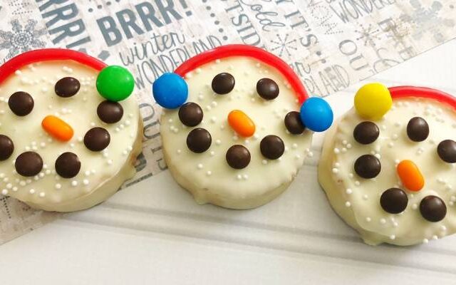 Easy Snowman Ding Dongs Recipe for Kids