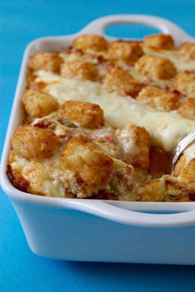 Tater Tot Breakfast Casserole 