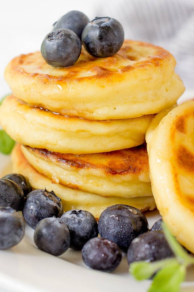 Quick Breakfast Recipes for Christmas - Cottage Cheese Pancakes