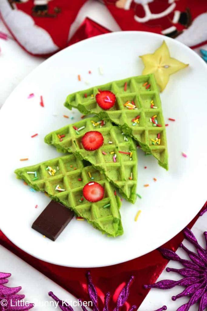 Simple Christmas Recipes - Christmas Waffles