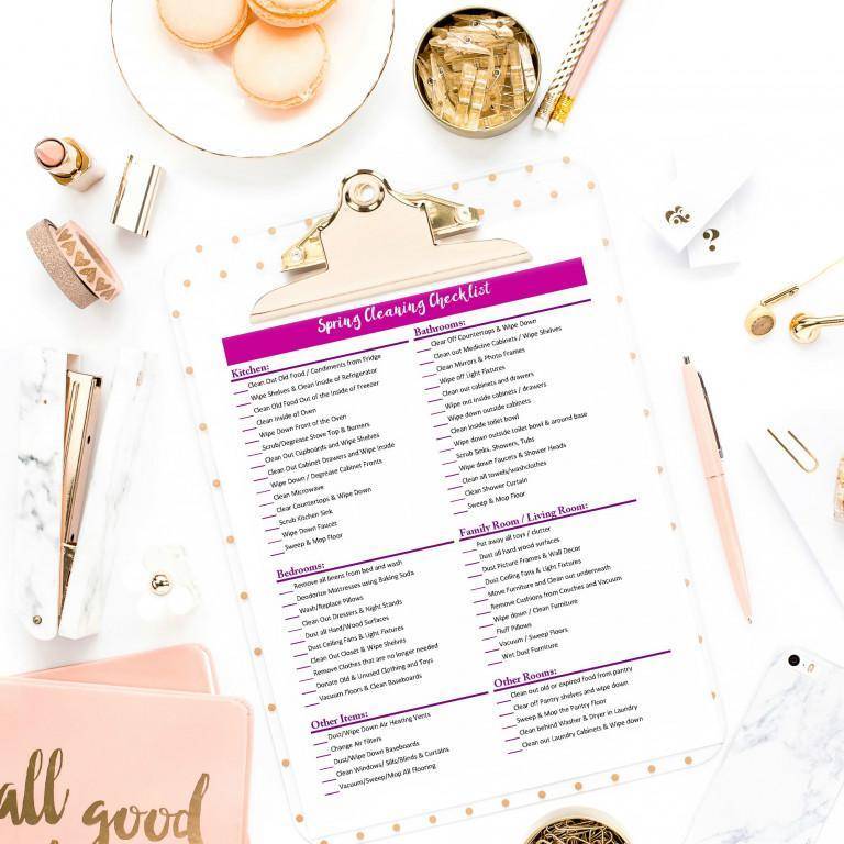 spring cleaning organizing 