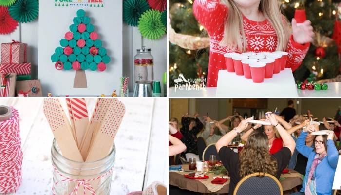 5 Ways to Play Jingle Bell Toss  Fun christmas party games, Holiday party  games, Christmas activities