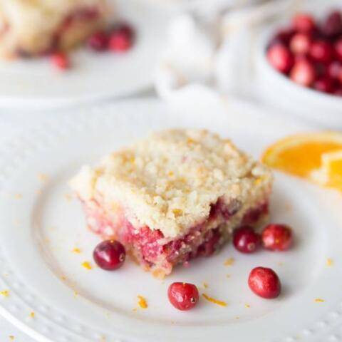 Cranberry Orange Buckle Cake