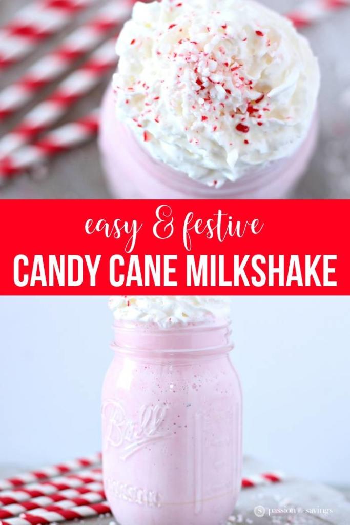 homemade candy cane milkshake recipe 