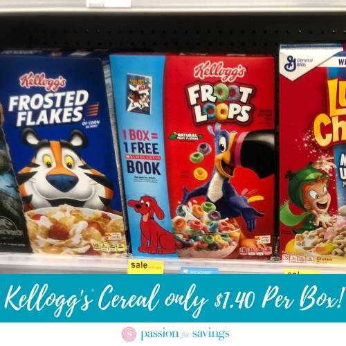 Kellogg's Cereal Coupons | Froot Loops, Special K, Cheap Sales &amp; Deals