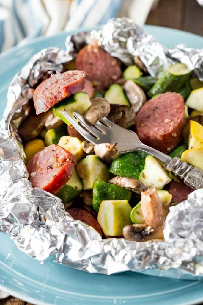foil packet dinner idea
