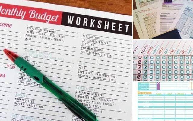 budget printables