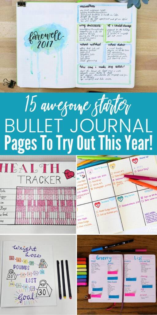 bullet journal ideas