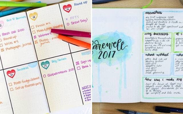 bullet journal pages