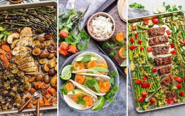easy sheet pan dinners