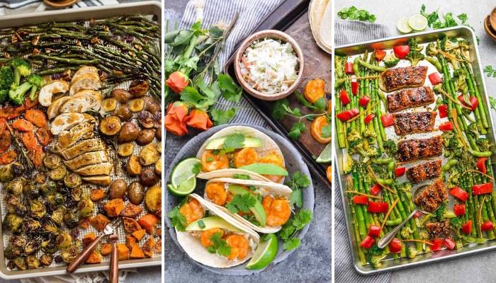 easy sheet pan dinners