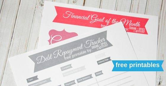 Debt Financial Printable 