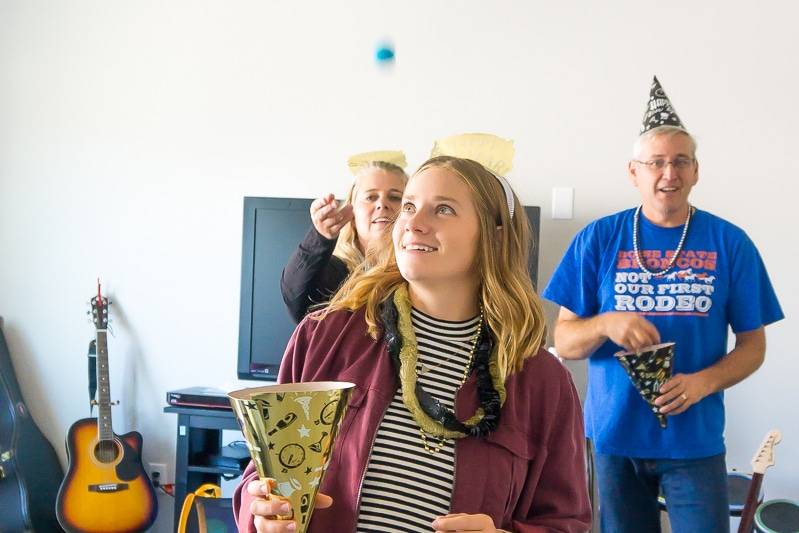 Ball Toss Game for New Years Eve 