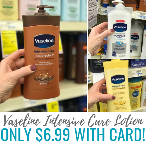 Vaseline Intensive Care Lotion $6.99 at CVS with Card!