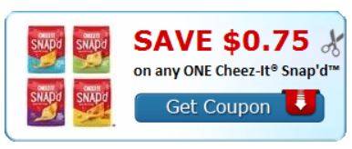 Cheez-It Snap'd Crackers $1 Per Bag at Target! Print Coupons!