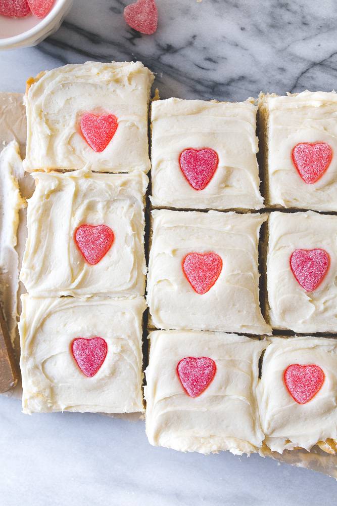 valentine day sugar cookie bars