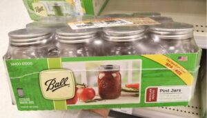 Ball Jars Coupons | Pint 12-Packs only $3.49 at Target!