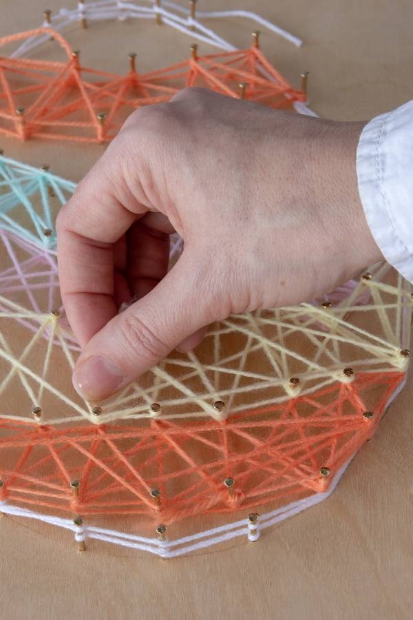 Easter Egg String Art Craft