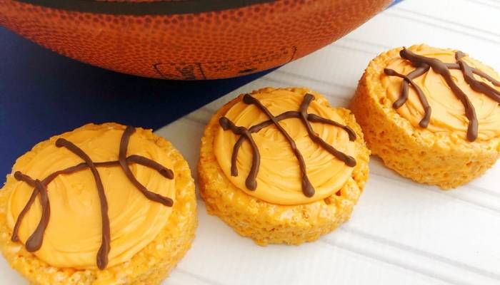 basketball shaped desserts