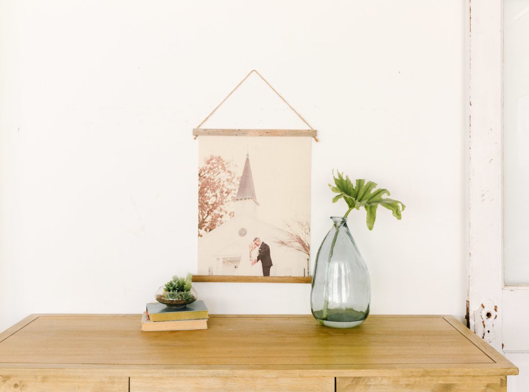Photo Canvas - canvas hanging above table