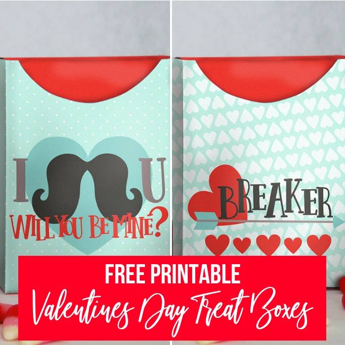 printable valentines day treat boxes