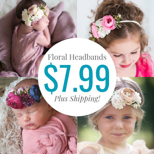 Baby & Girl Floral Headbands