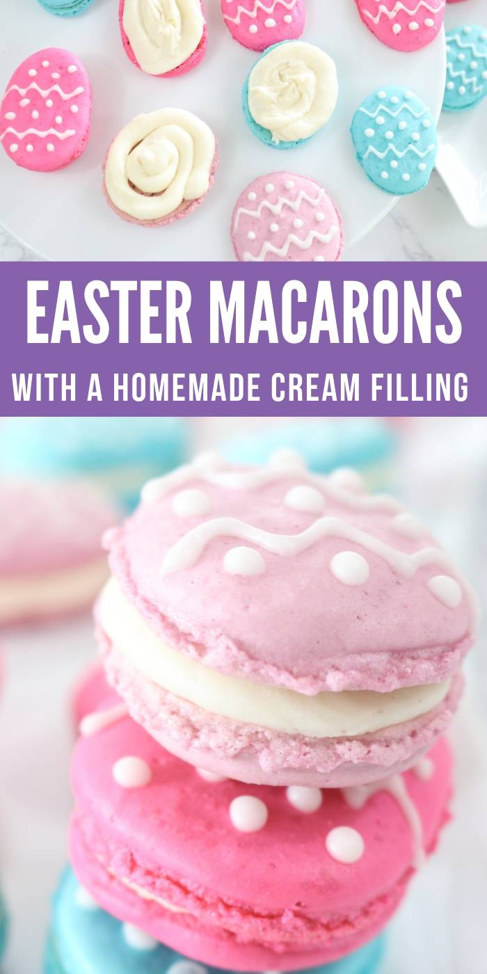 easter egg macarons 