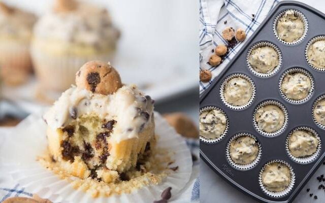 vanilla chocolate chip cupcakes