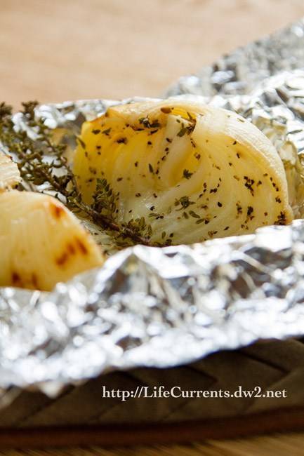 carmelized onions on grill 