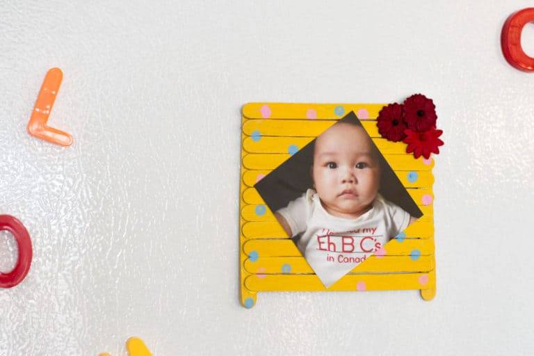 Popsicle Stick Frame Gift Idea 