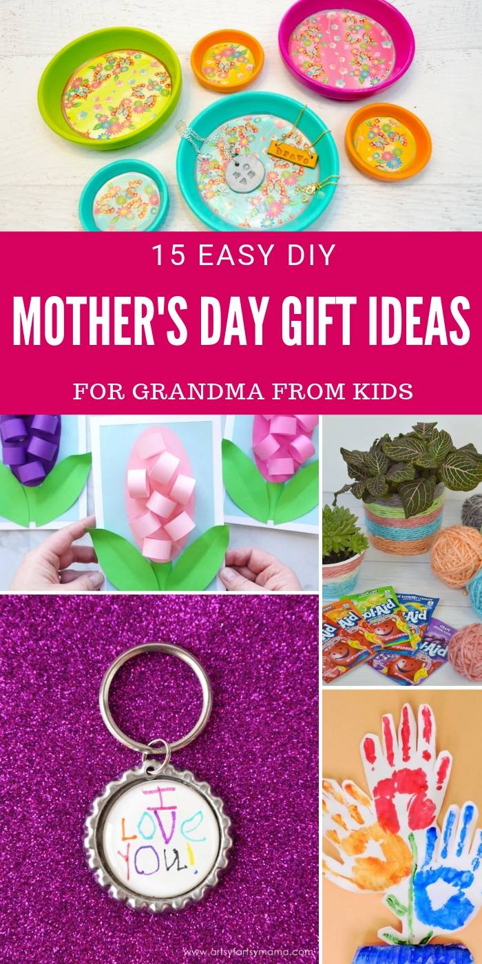 10 DIY Gift Ideas for Grandma That Kids Can Make - Merriment Design