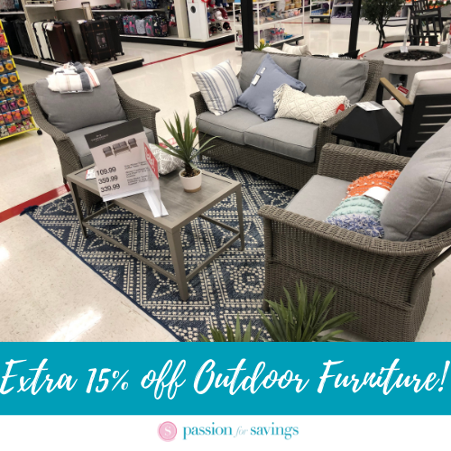 Target Outdoor Furniture Sale! 25 off + Extra 15 off Today Only!