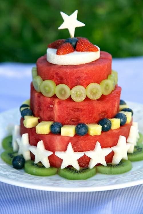 Fruit cake for father's day