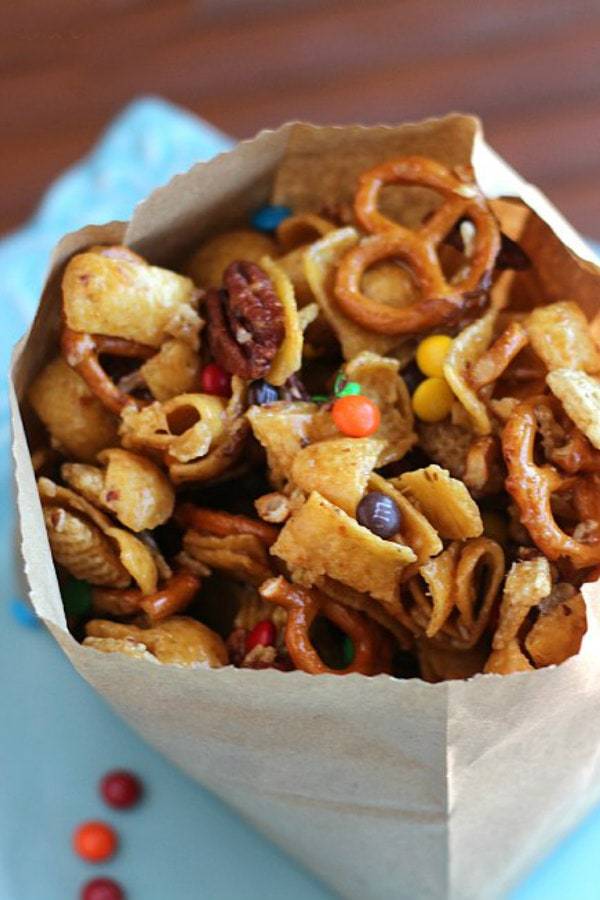 Frito Snack Mix Recipe In Paper bag