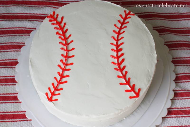 baseball cake idea