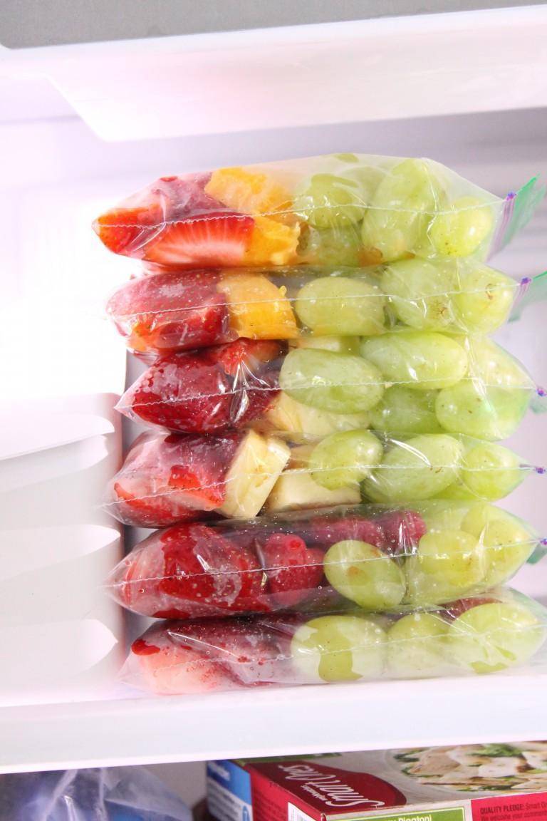 smoothie bag for summer snack