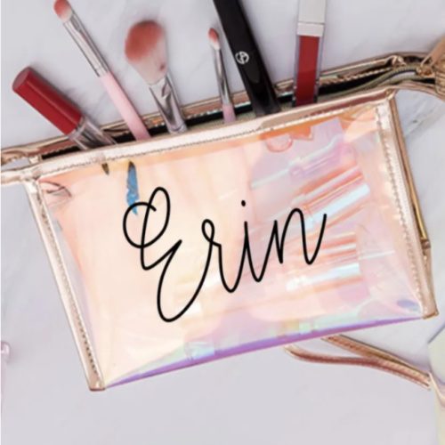 Personalized Cosmetics Bags on sale 