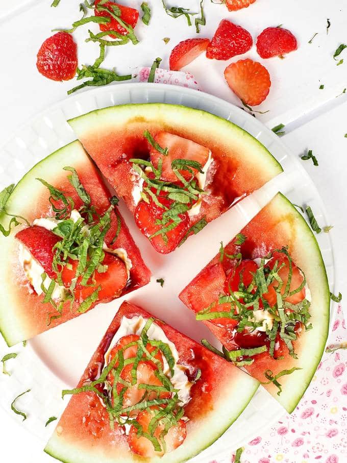watermelon pizza 