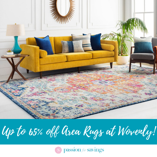 55% off Area Rugs from Wovenly + Extra 10% off!