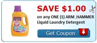 Arm & Hammer Laundry Detergent as low as $0.98 this week!