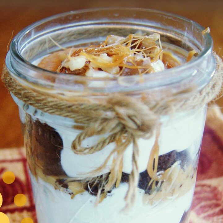 Caramel Brownie Pumpkin Trifle