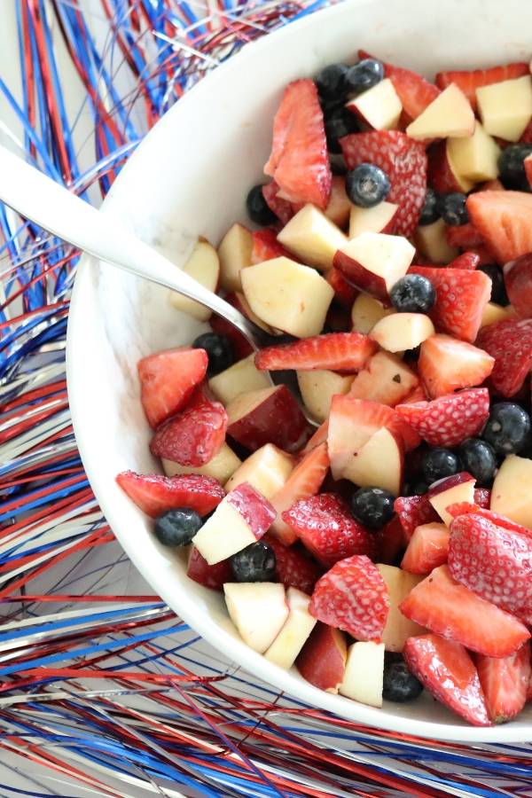 Patriotic Fruit Salad Recipe for the 4th of July and ...