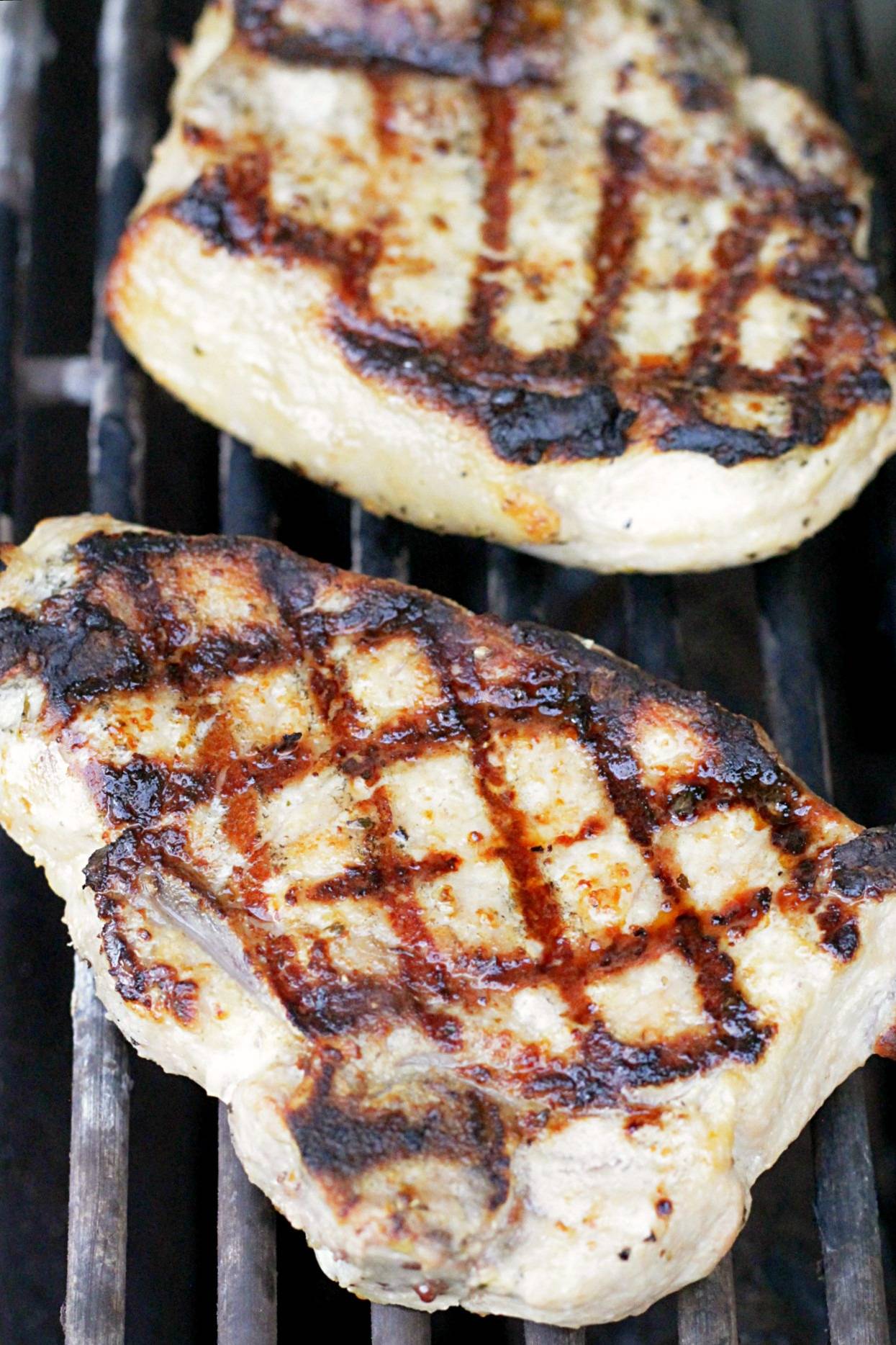 grilled pork chops for summer cookout