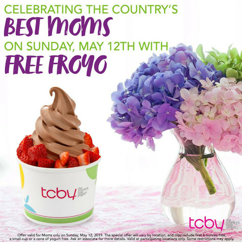 FREE TCBY yogurt